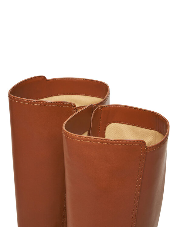 LAUREN RALPH LAUREN Oficerki LAUREN RALPH LAUREN Brooke Tll 2 Bo Tal 802974383001 Brązowy