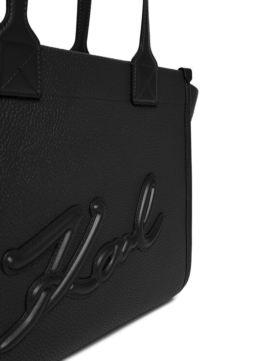 KARL LAGERFELD Ročna torba KARL LAGERFELD A4W30258 Črna