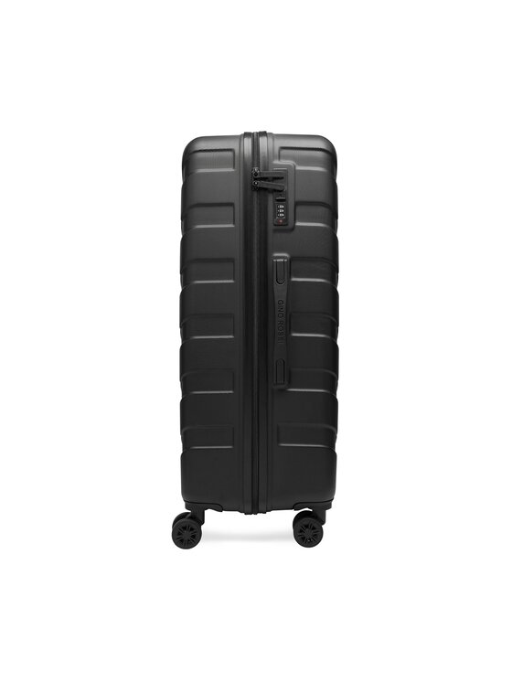 GINO ROSSI Nagy bőrönd GINO ROSSI CEO-GIN-MS-001-L BLACK Fekete