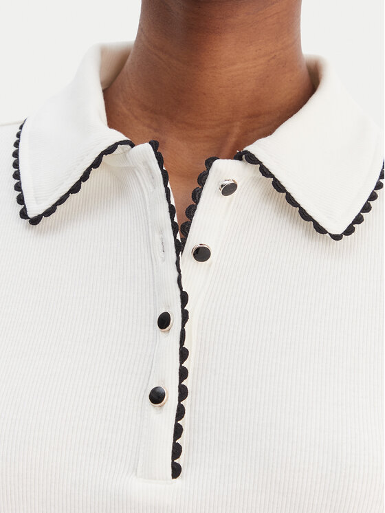 Morgan Morgan Polo 261-DLOLI Blanco Slim Fit