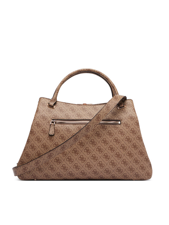 Guess Τσάντα Guess Yvonne Logo HWSG23 78220 Ανοιχτό καφέ