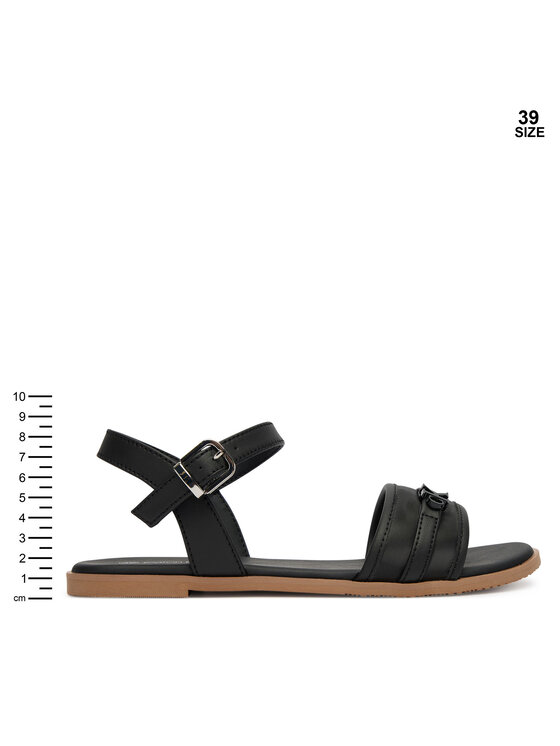 Calvin Klein Sandały Calvin Klein Velcro Sandal V3A2-83247-1752 Czarny