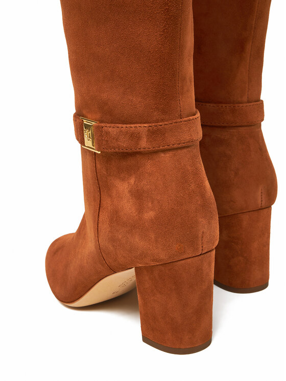 LAUREN RALPH LAUREN Kozačky LAUREN RALPH LAUREN Kellie 802967843002 Hnědá