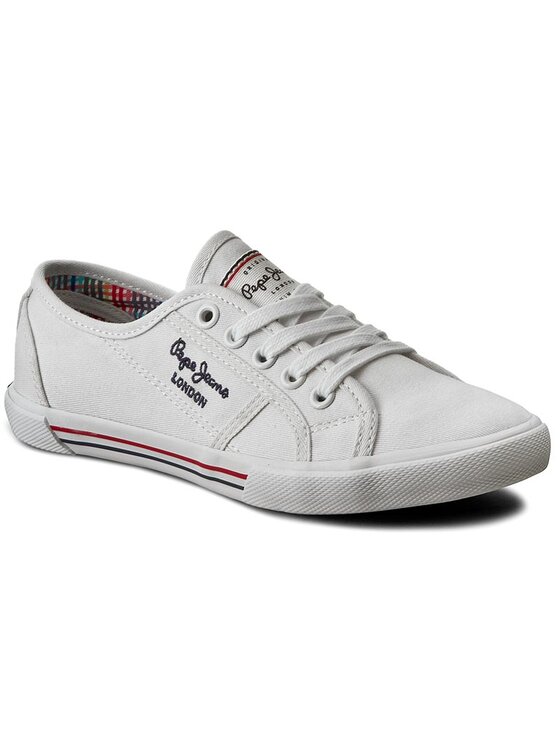 Pepe Jeans Teniszcipő Pepe Jeans Aberlady Basic 17 PLS30500 Fehér