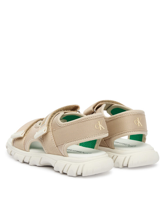 Calvin Klein Sandali Calvin Klein Velcro Sandal V1B2-83321-1564 Bež