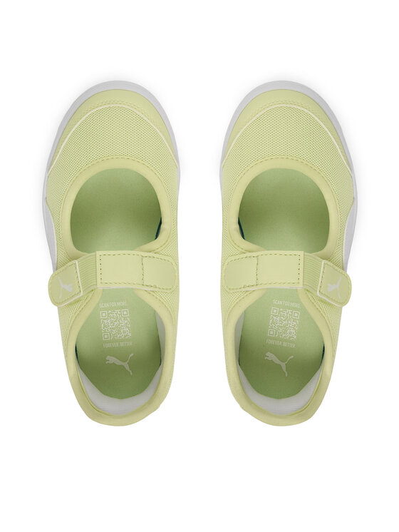 Puma Балетки Puma Courtflex v3 Lina V PS 400578 06 Жовтий