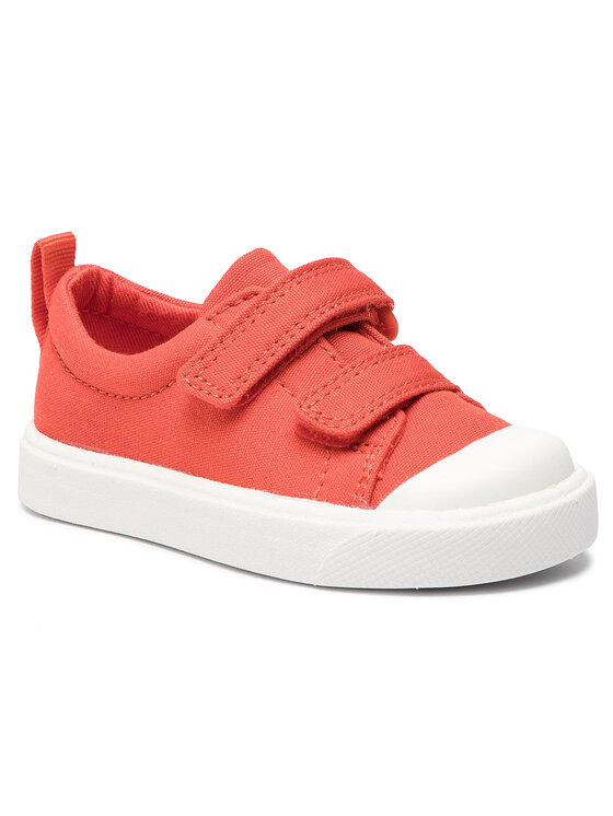 Clarks Кеди Clarks City FlareLo T 261410956 Оранжевий