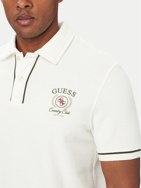 Guess Guess Поло M6YP17 K4398 Кремовий Regular Fit
