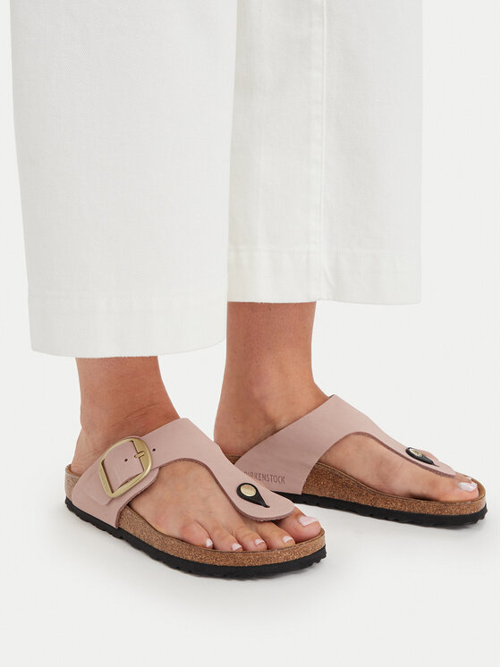 Birkenstock Japonki Birkenstock Gizeh 1027113 Różowy