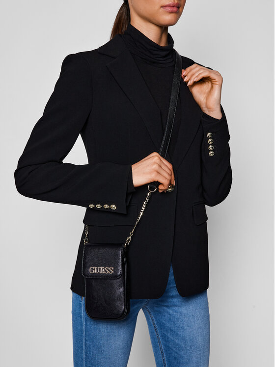 Guess Geantă Guess Manhattan (Vs) Mini HWVS69 94680 Negru