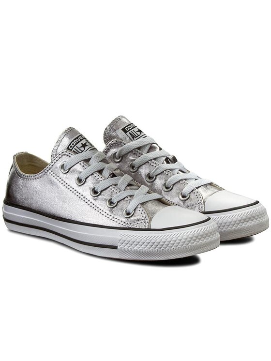 Converse Trampki Converse Ctas Ox 153180C Srebrny
