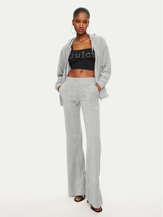 Juicy Couture Juicy Couture Pantalones de chándal Layla JCSEBJ001 Gris Flared Leg