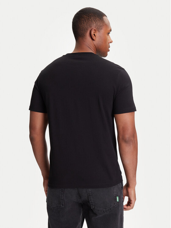 United Colors Of Benetton United Colors Of Benetton T-shirt 3I1XU1096 Crna Regular Fit