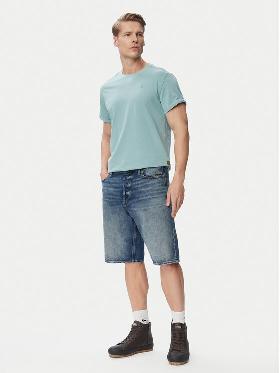 G-STAR G-Star Raw Kratke traperice Deeggie D28474-E352 Plava Regular Fit