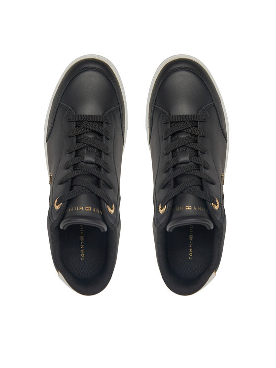 Tommy Hilfiger Sneakers Tommy Hilfiger Essential Chic Court Sneaker FW0FW08322 Negru