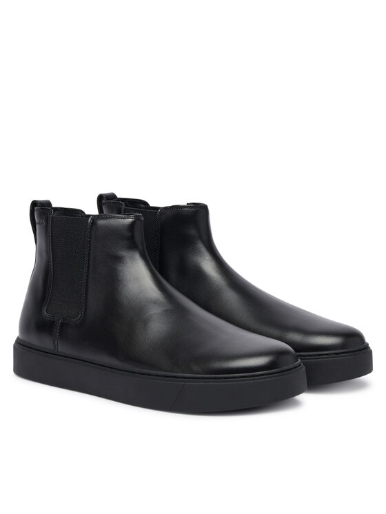 Calvin Klein Chelsea cipele Calvin Klein Hybrid Clean Chelsea Wax Lth HM0HM02253 Crna