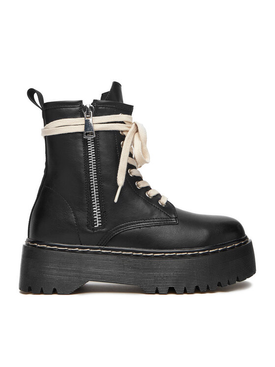 DeeZee Botines planos DeeZee 11929-24 Negro
