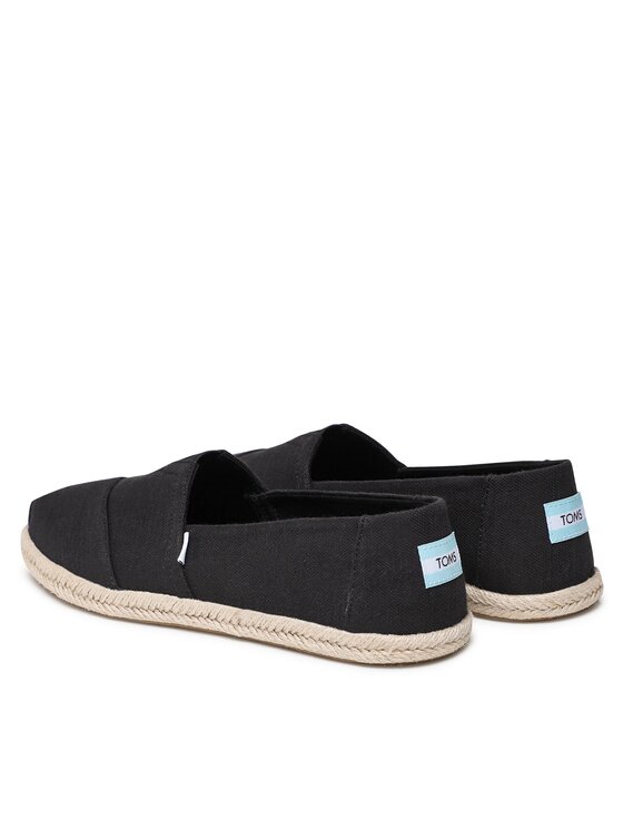 Toms Espadryle Toms Alpargata Rope 10019670 Czarny