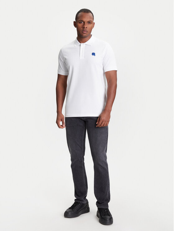 KARL LAGERFELD KARL LAGERFELD Polo 745022 553231 Blanco Regular Fit