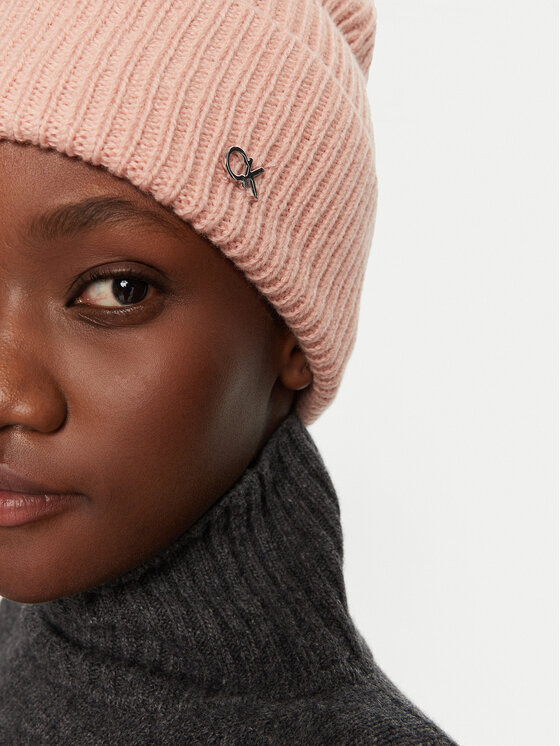 Calvin Klein Sada čepice a čelenka Calvin Klein K60K612622 Růžová