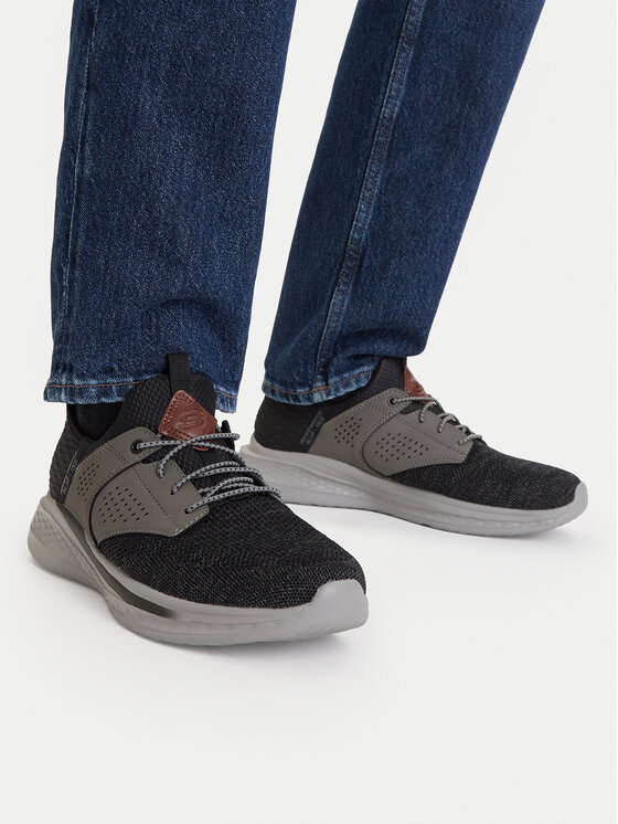 Skechers Sneakersy Skechers Slip-Ins Rf: Slade - Caster 210889/BKGY Czarny