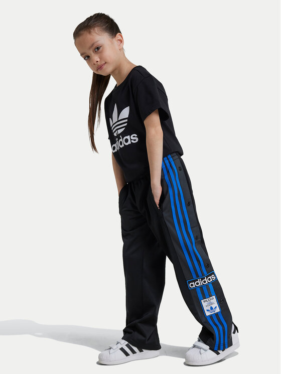 adidas adidas Футболка adicolor Trefoil IY2385 Чорний Regular Fit