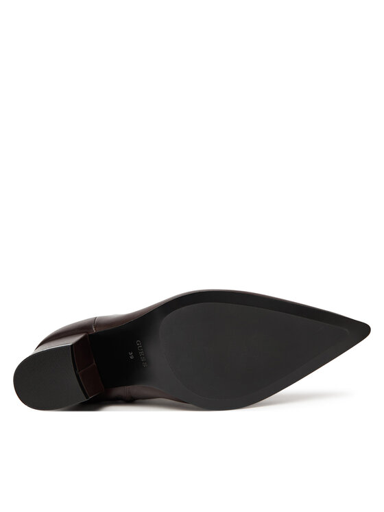 Guess Ботильйони Guess FLFHAL LEA10 Коричневий