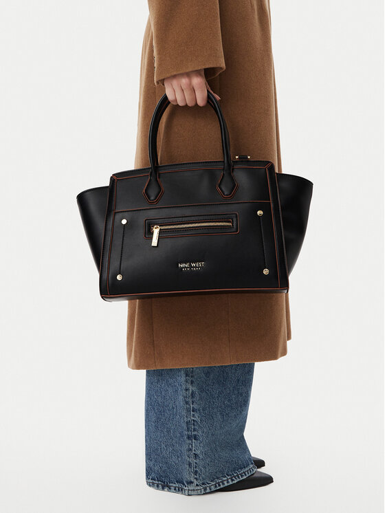 Nine West Дамска чанта Nine West CEO-NW-M-002-10 Черен