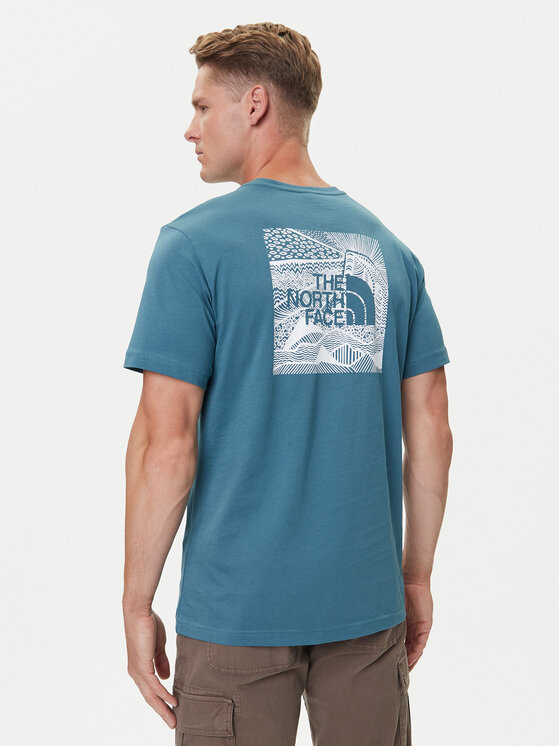 The North Face The North Face Camiseta Redbox NF0A87NV Azul Regular Fit