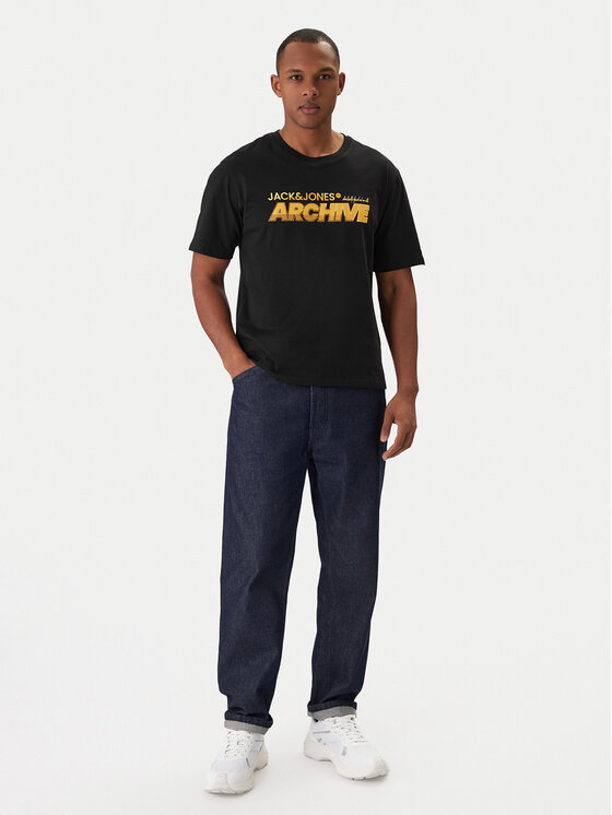 Jack & Jones Jack & Jones Póló Brat Tee 12288103 Fekete Regular Fit