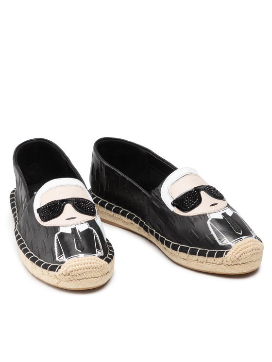 KARL LAGERFELD Espadrilles KARL LAGERFELD KL80121 Fekete