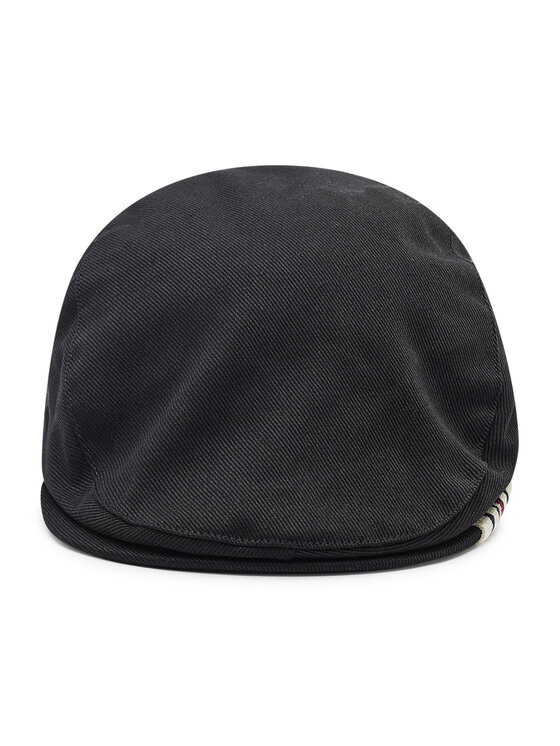 Tommy Hilfiger Gorro plano Tommy Hilfiger Premium Casual Flat Cap AM0AM08618 Negro