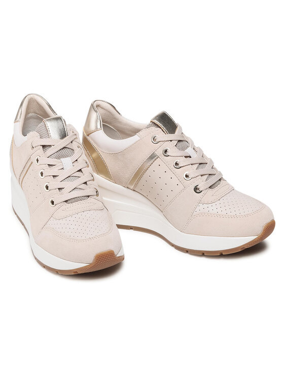 Geox Αθλητικά Geox D Zosma A D158LA 022CL C5000 Μπεζ