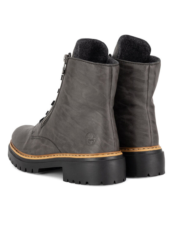 Rieker Зимни обувки Rieker 72611-45 Сив