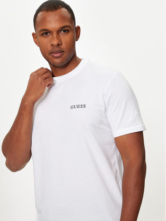 Guess Guess Футболка U4BM03 KCAM1 Білий Regular Fit