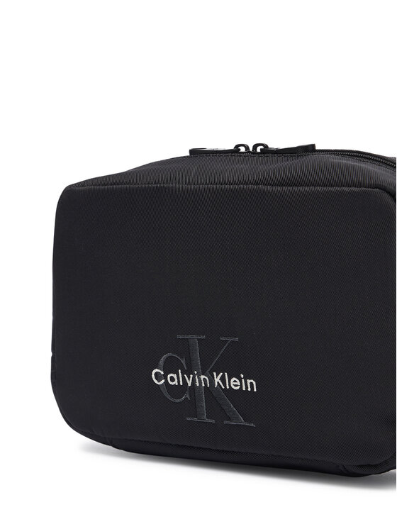 Calvin Klein Kozmetická taštička Calvin Klein Bold Washbafg LV04D1301G Čierna