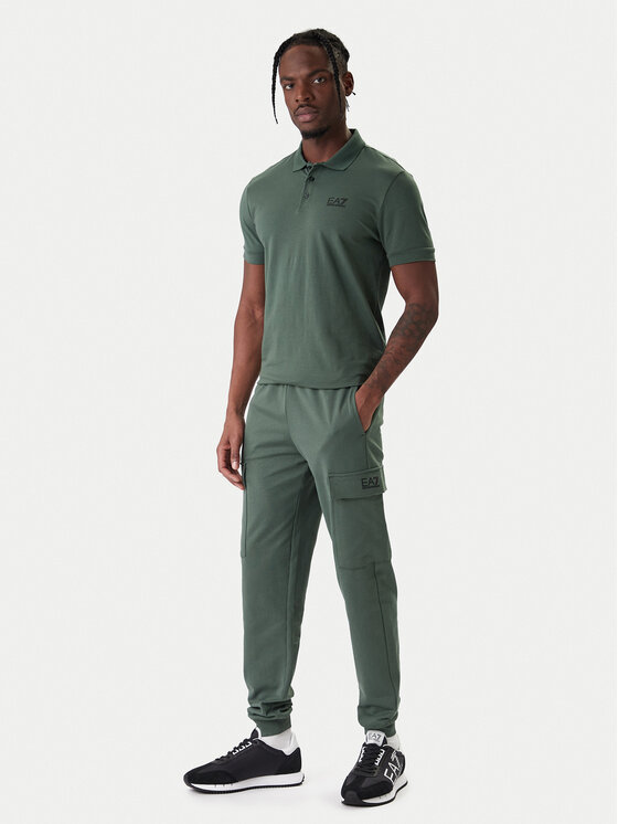 EA7 Emporio Armani EA7 Emporio Armani Polo 8NPF14 PJVQZ U7260 Verde Regular Fit