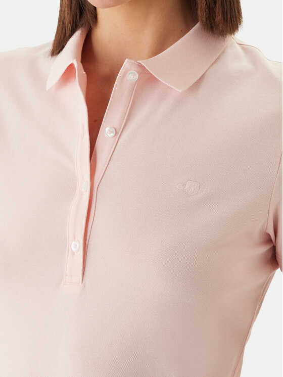 Gant Gant Pólóing 4201535 Rózsaszín Slim Fit