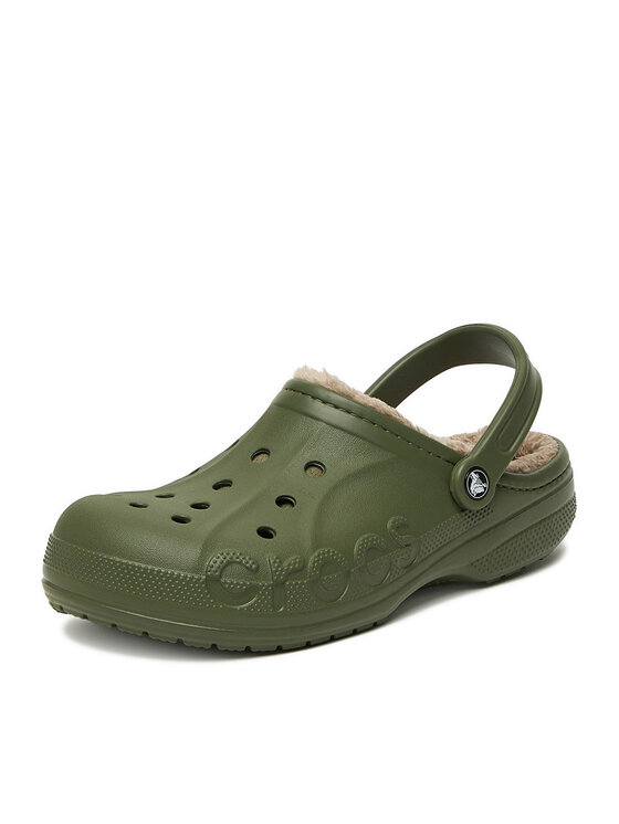 Crocs Шльопанці Crocs C-BAYA LINED CLOG 205969-3TC Зелений