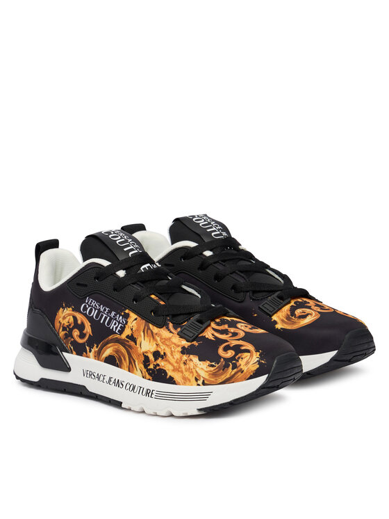 Versace Jeans Couture Снікерcи Versace Jeans Couture 80VA3SAA ZSE00 Чорний