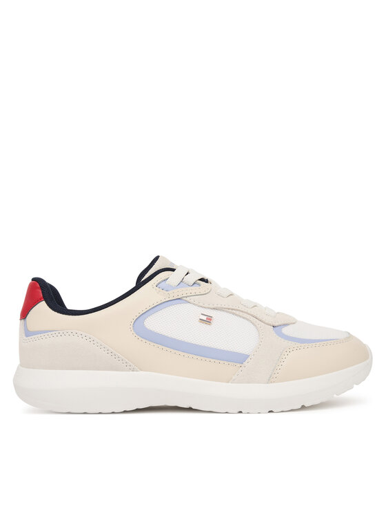 Tommy Hilfiger Sneakersy Tommy Hilfiger Light Runner FW0FW09409 Beżowy