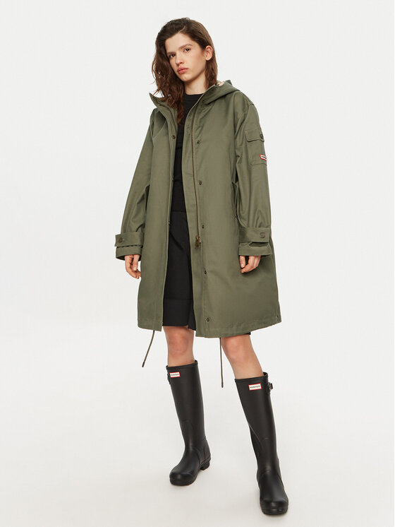 Hunter Hunter Parka Hanley HARW0015242 Zöld Regular Fit