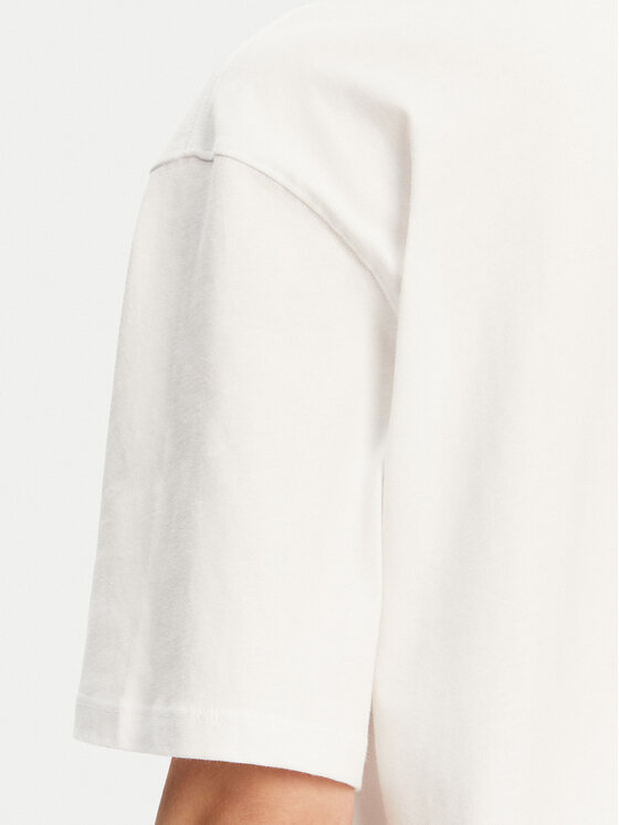 adidas adidas Футболка Essentials Boyfriend JC8967 Білий Oversize