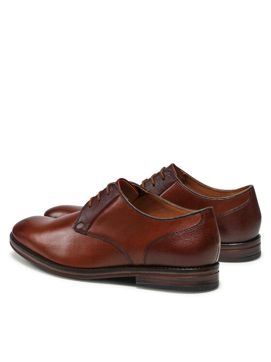 Clarks Nizki čevlji Clarks CitiStrideLace 261533717 Rjava