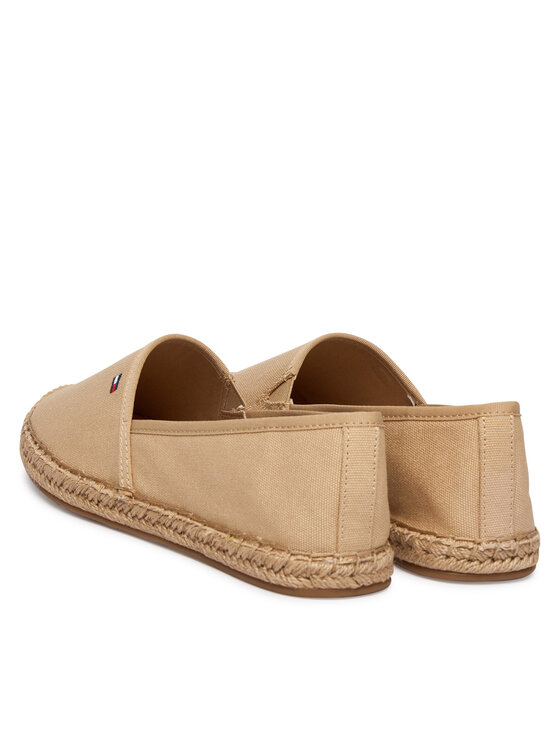 Tommy Hilfiger Alpargatas Tommy Hilfiger Flag Canvas Espadrille FW0FW08541 Beis