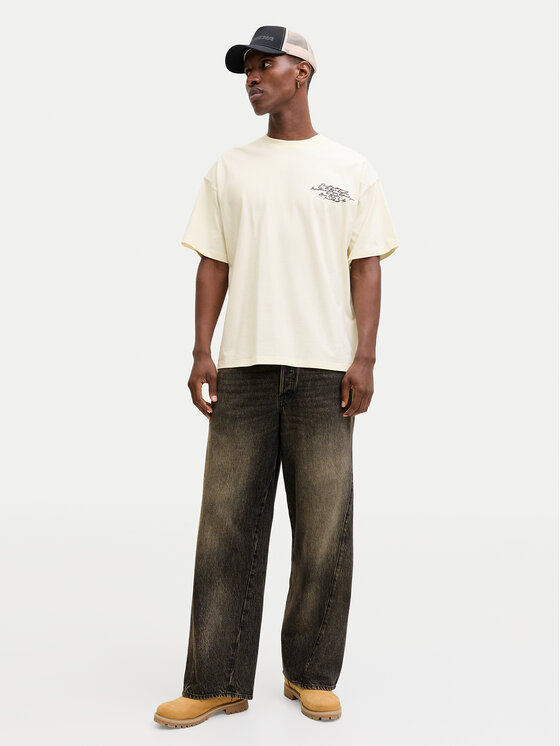 Jack & Jones Jack & Jones Camiseta Dust 12292982 Amarillo Loose Leg