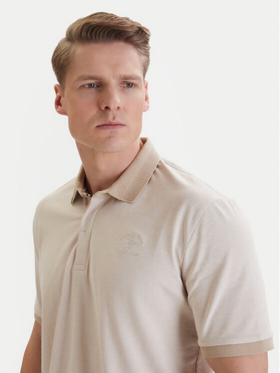 Beverly Hills Polo Club Beverly Hills Polo Club Polo W126-BHMPO-1028-39M Beis Regular Fit