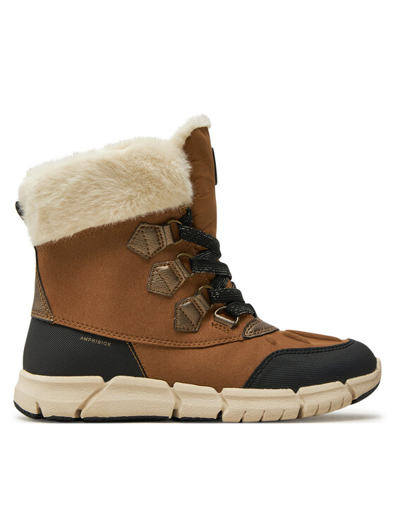 Geox Śniegowce Geox J Flexyper Girl B Ab J46APA 0AU50 C6175 S Brązowy