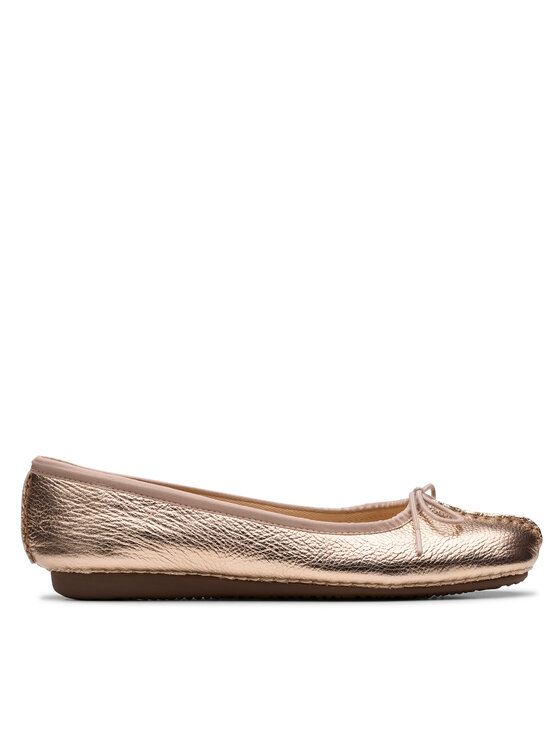 Clarks Балетки Clarks Freckle Ice 26181353 Золотий