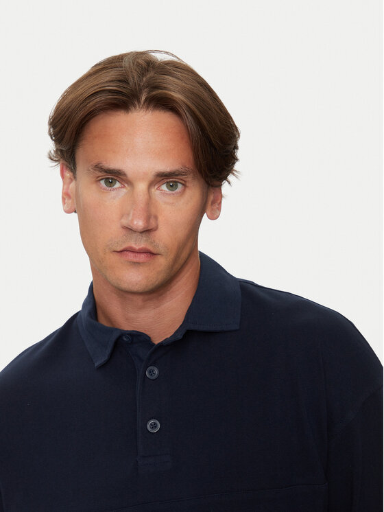 United Colors Of Benetton United Colors Of Benetton Поло 3G9WU3020 Cиній Regular Fit